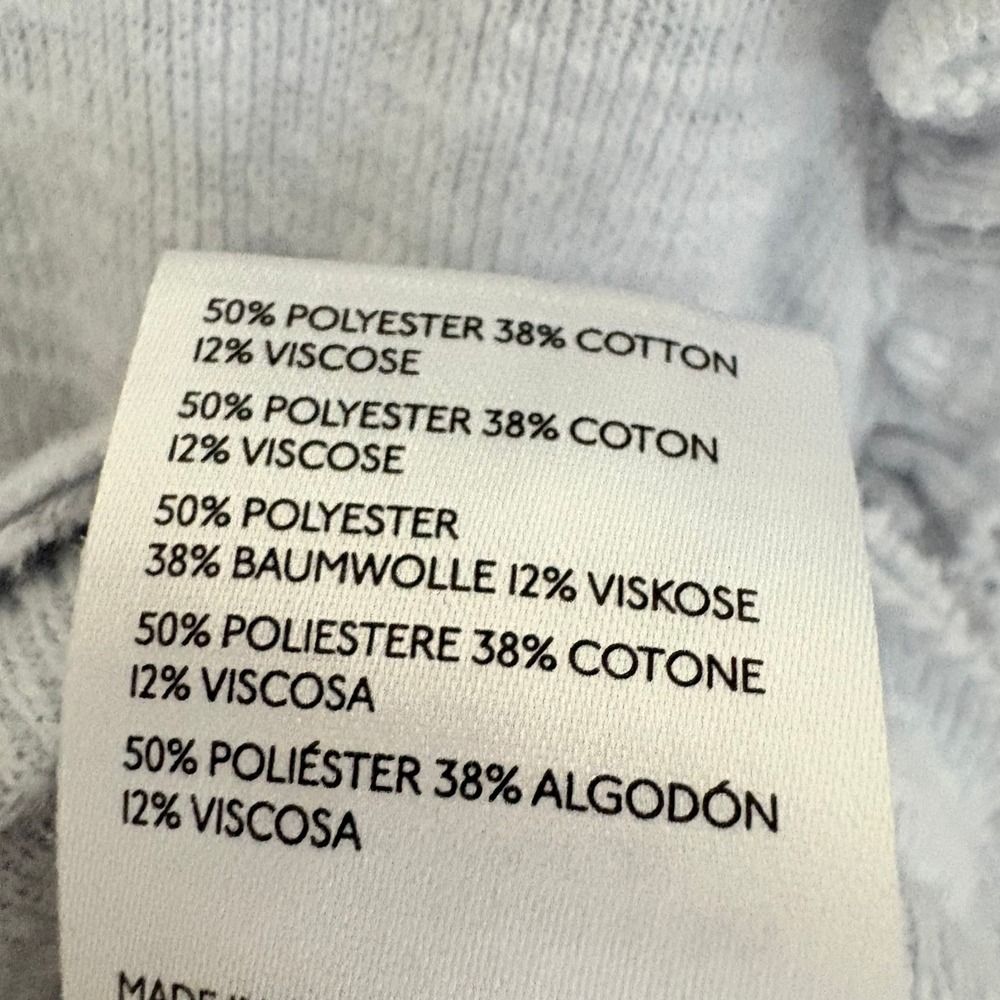 Pilcro Pullover Diana Small Blue Ruffled Raglan Thermal Slub Knit Anthropologie - Picture 10 of 12